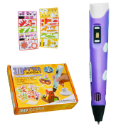 3D ручка 3DPEN-3, Детский набор с трафаретами для 3-d моделирования