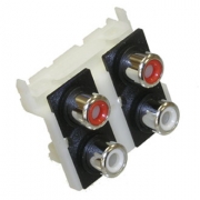 RCA-408 (RS-408) гнездо на плату