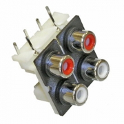 RCA-410 (RS-410) гнездо на плату