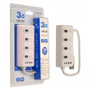Высокоскоростной хаб USB 3.0 High Speed Hub 5GBPs 4-Ports (on-off)