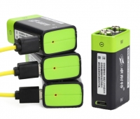 Znter S19, Aккумулятор 9V, 600mАh с возможностью зарядки от microUSB