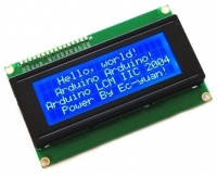 Символьный LCD дисплей YX 2004A J204A (Blue)