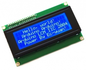 Символьный LCD дисплей YX 2004A J204A (Blue)
