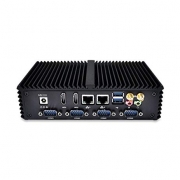 Промышленный миникомпьютер Qotom Q320P (Intel Pentium 3825U @1.9GHz 2 ядра, 4GB DDR3L, 64GB SSD, Wi-Fi)