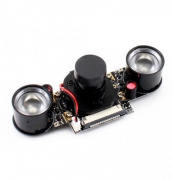 RPi IR-CUT 5MPx OV5647, Инфракрасная камера для Raspberry PI с двумя ИК-диодами подсветки