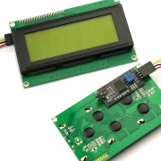 Символьный LCD2004 дисплей с адаптером  IIC/I2C