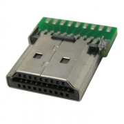 HDMI M-19, Разъем (папа) 19pin на кабель