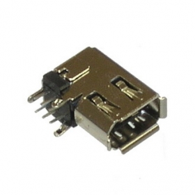 IEEE 6FV/S, Розетка 6pin на плату угловая, вертикальная