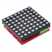 RGB матрица 8x8 с контроллером I2C/UART