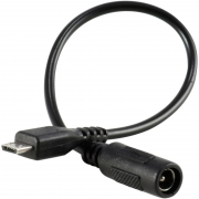 Переходник питания DC 5.5/2.1 на microUSB для Raspberry