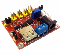 BPS 3.3V/5V/ADJ, Модуль питания для макетной платы с регулятором