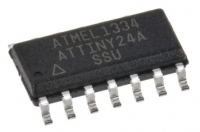 Attiny24 с прошивкой для цифрового термометра на DS18B20