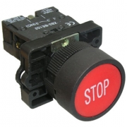 LXA2 (3SA5)-BА4342 on-off кнопочный переключатель без фиксации, с потайным толкателем, красный