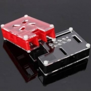 Многослойный акриловый корпус для Raspberry Pi 3 B+ (красный, белый, голубой)