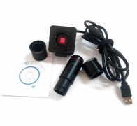 5MP USB CMOS, Цифровая камера для микроскопа с набором переходников для окуляра