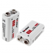 Li-Ion Soshine 9V 650mAh , Аккумулятор крона- 2шт