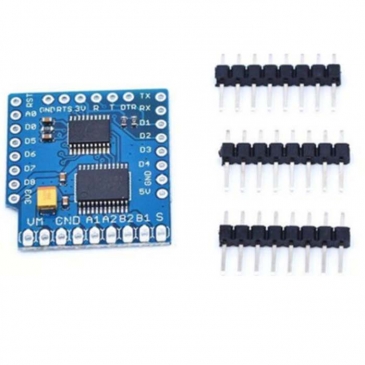 Драйвер двигателей для WeMos, TB6612FNG, I2C
