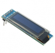 0.91" IIC OLED Дисплей SSD1306 Синий 128x32