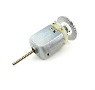 DC Мотор, Тип 130 с энкодером и валом 18 мм, 3V, 11000RPM