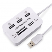USB-хаб и картридер Combo 2.0 (MS/MS PRO DUO, SD/MMC, M2, MicroSD)