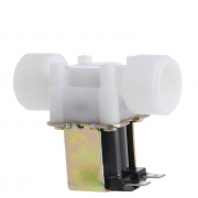 Клапан пластиковый электромагнитный (соленоидный) G3/4 DN20, DC12V (нормально открытый)