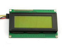 Символьный LCD2004 дисплей с адаптером IIC/I2C GREEN