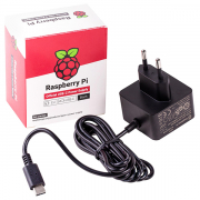 Оригинальный блок питания для Raspberry Pi 4 черного цвета