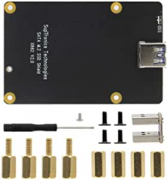 X862 V2.0, Плата расширения для подключения внешнего SSD диска к Raspberry Pi (M.2 NGFF 2280 SATA)