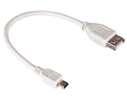 Шнур-переходник USB A на mini USB - 20см