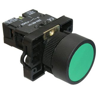LXA2 (3SA5)-BА31 off-on кнопочный переключатель без фиксации, с потайным толкателем, зеленый