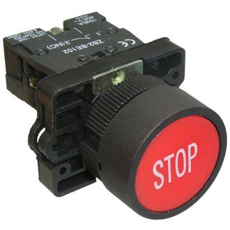 LXA2 (3SA5)-BА4342 on-off кнопочный переключатель без фиксации, с потайным толкателем, красный